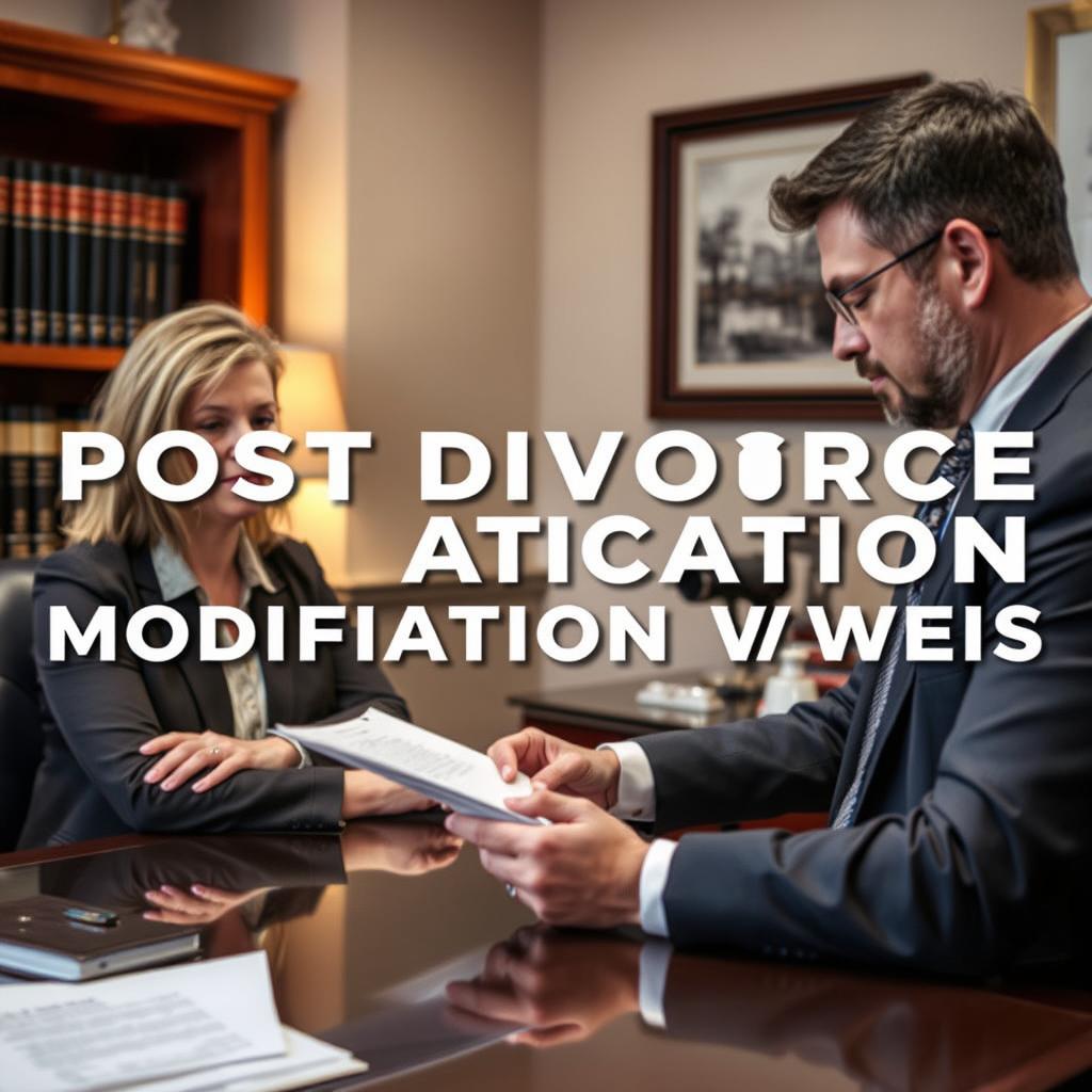 Post Divorce Modification Lawyer Gloucester County